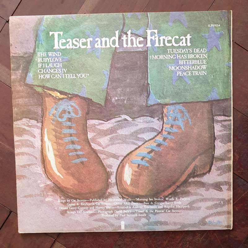Cat Stevens - Teaser and the Firecat - Vinyl LP Record - Very-Good+ Quality (VG+)