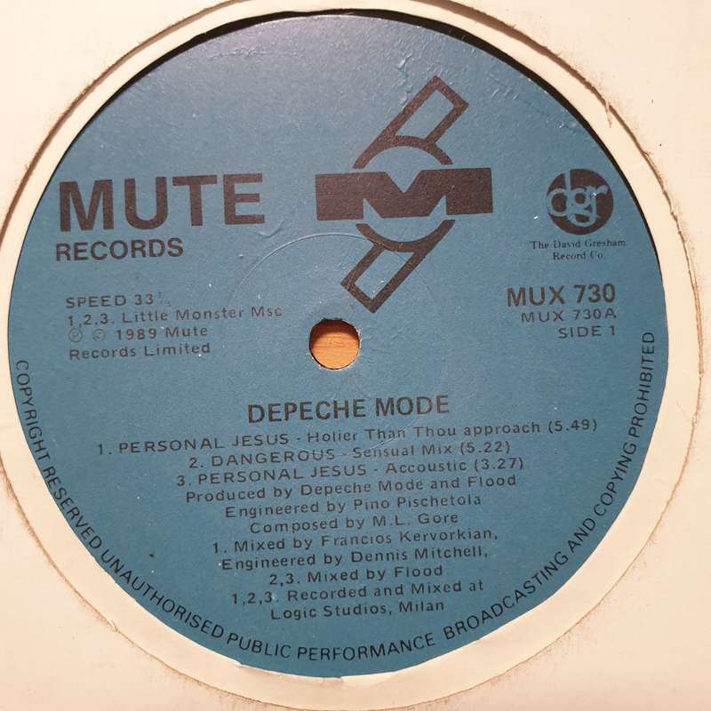 Depeche Mode  Personal Jesus (Holier Than Thou Approach) - Vinyl LP Record - Very-Good Qual...