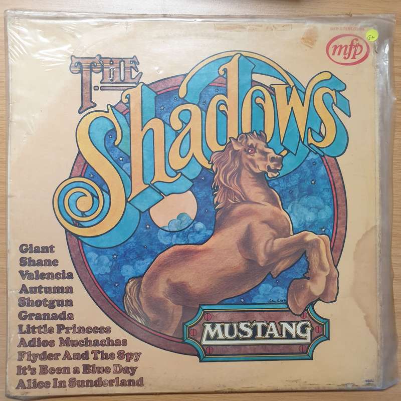 The Shadows  Mustang  - Vinyl LP Record - Good+ Quality (G+)