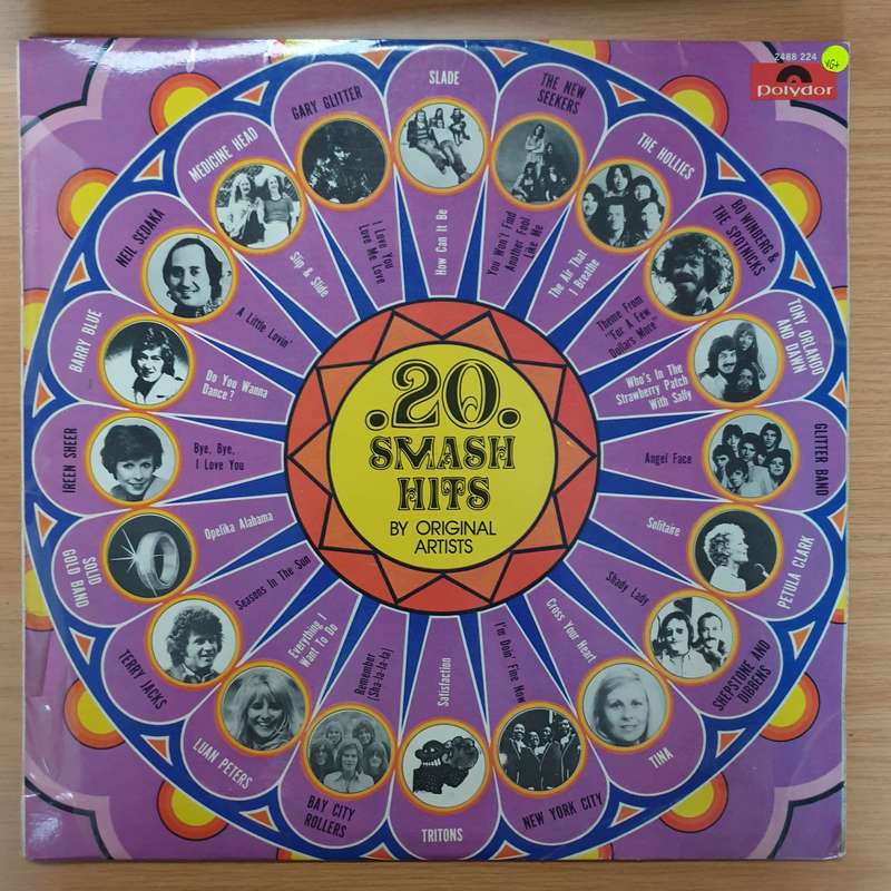 20 Smash Hits by Original Artists - Vinyl LP Record - Very-Good+ Quality (VG+)