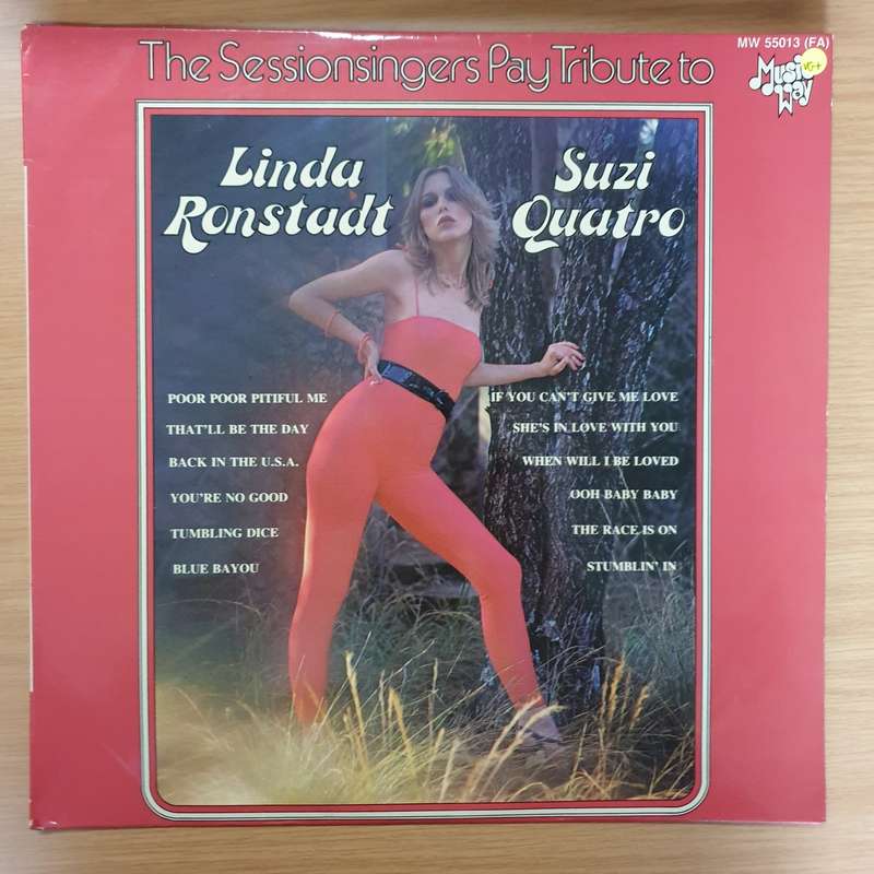 The Session Singers pay Tribute to Linda Ronstadt/Suzi Quatro - Vinyl LP Record (VG+)