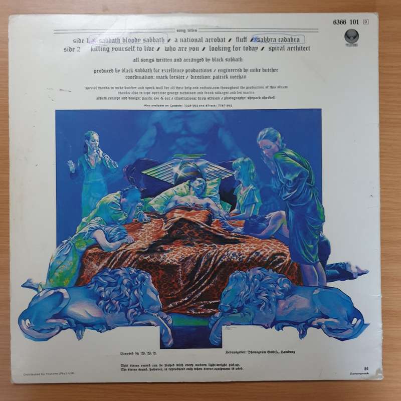 Black Sabbath  Sabbath Bloody Sabbath - Vinyl LP Record - Very-Good Quality (VG)