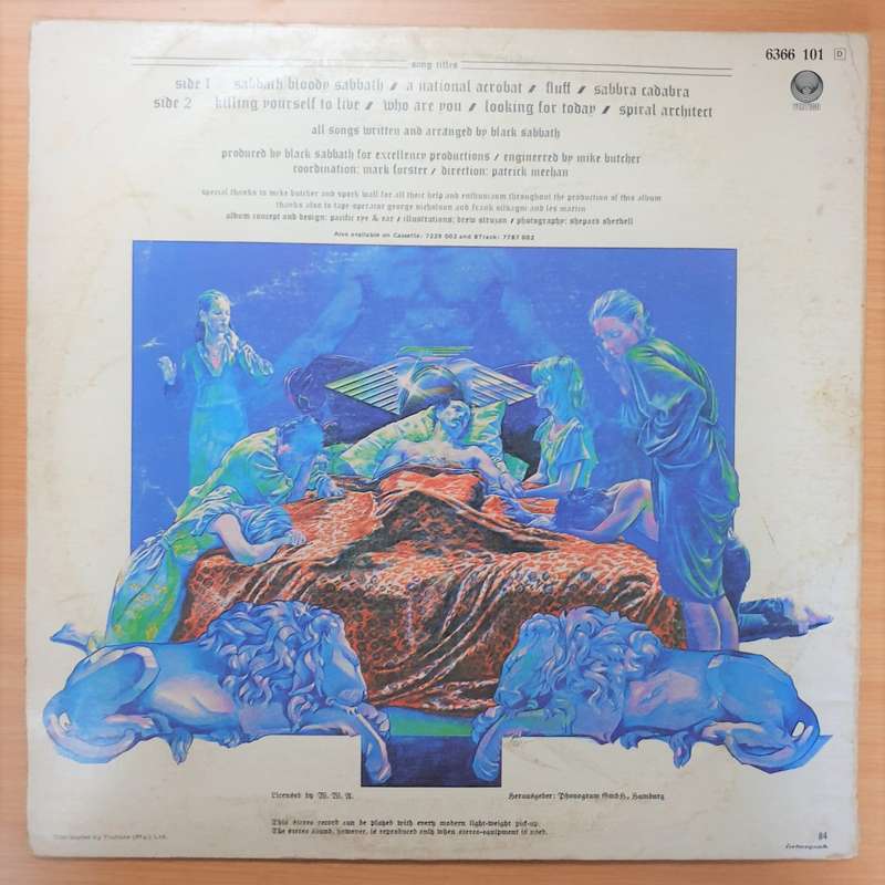Black Sabbath  Sabbath Bloody Sabbath - Vinyl LP Record - Very-Good- Quality (VG-)
