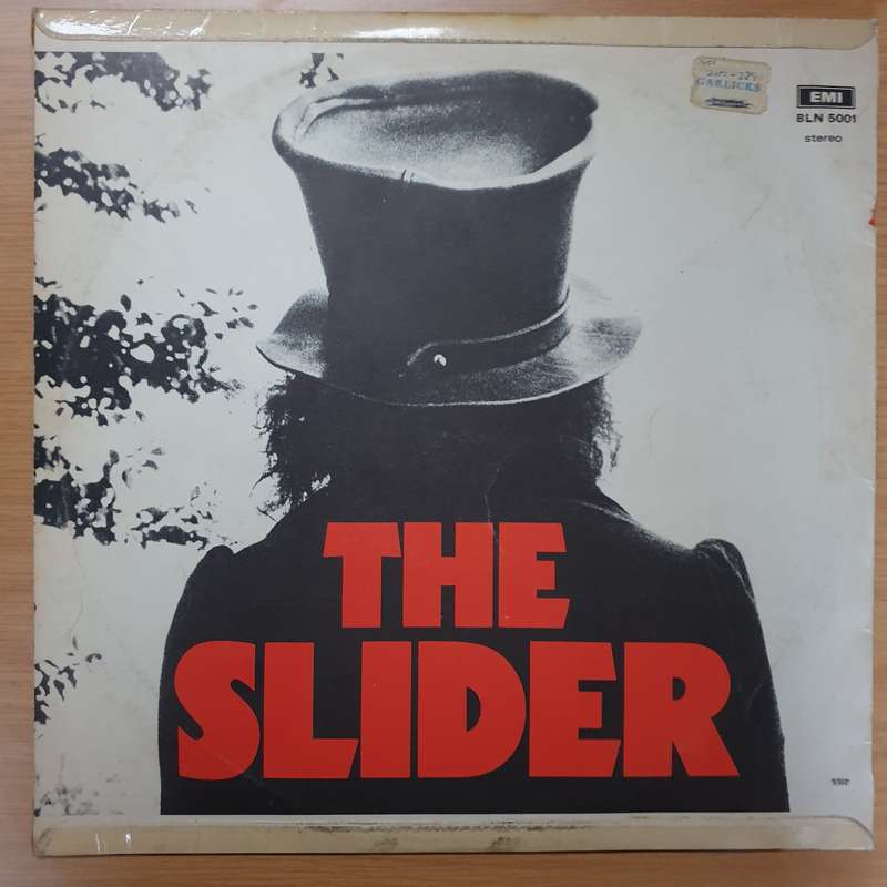 T. Rex  The Slider- Vinyl LP Record - Very-Good+ Quality (VG+)