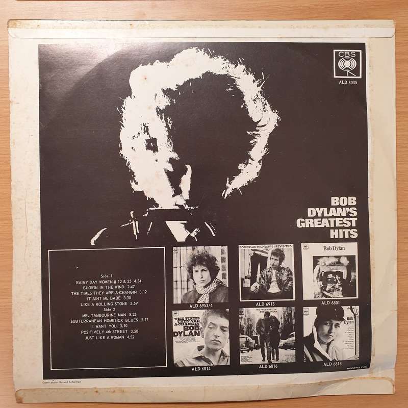 Bob Dylan  Bob Dylan's Greatest Hits  - Vinyl LP Record - Good+ Quality (G+)