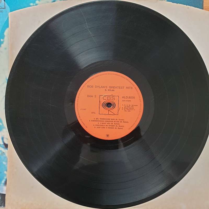 Bob Dylan  Bob Dylan's Greatest Hits  - Vinyl LP Record - Good+ Quality (G+)