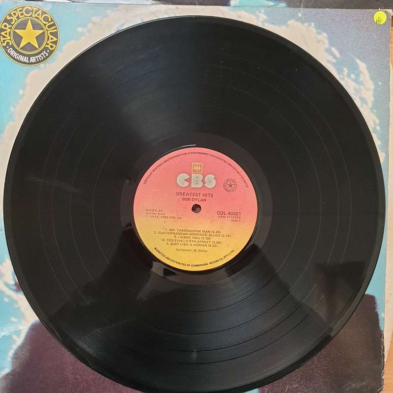 Bob Dylan  Bob Dylan's Greatest Hits - Vinyl LP Record - Very-Good- Quality (VG-)