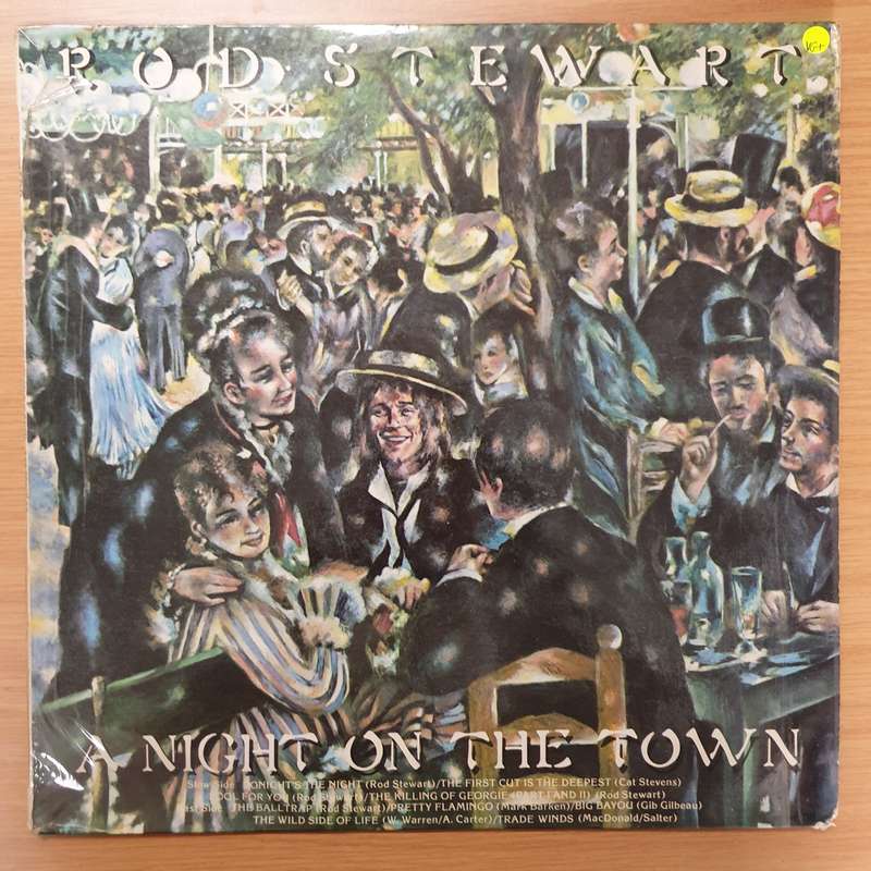 Rod Stewart - Night on The Town -  Vinyl LP Record - Opened  - Very-Good+ Quality (VG+)
