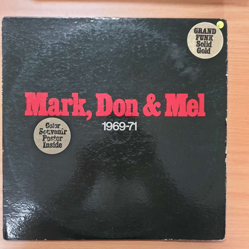 Grand Funk Railroad - Mark, Don & Mel  - 1969-1971  - Double Vinyl LP Record - Opened  - Very-Goo...