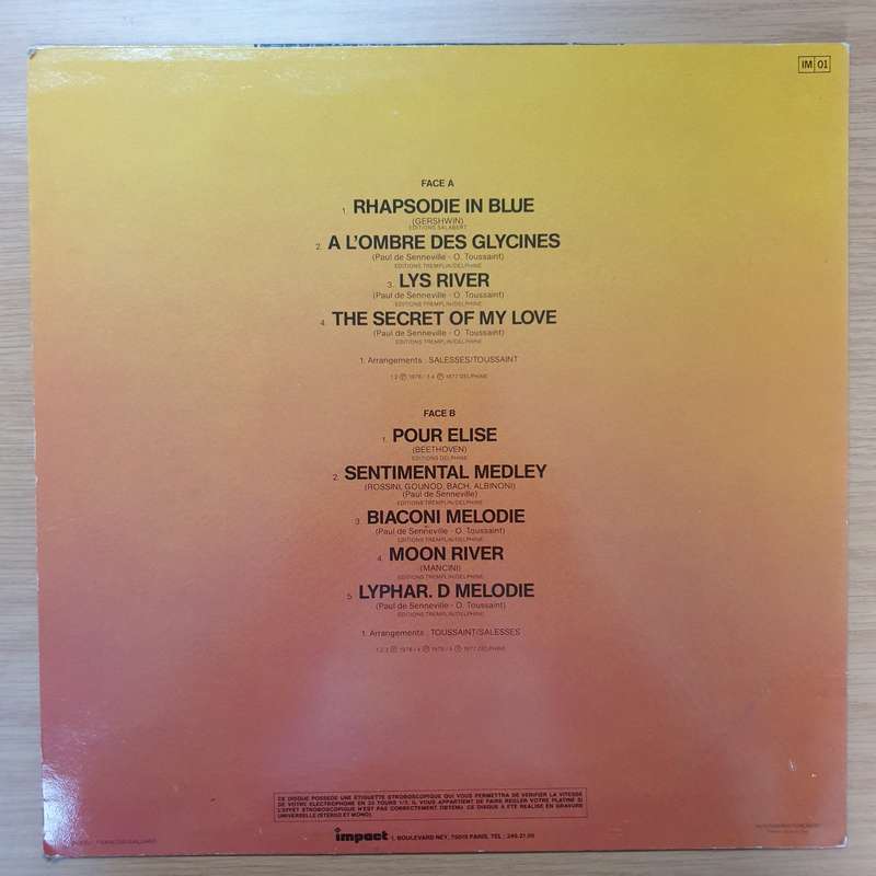 Richard Clayderman  Volume 2 - Vinyl LP Record - Very-Good+ Quality (VG+)