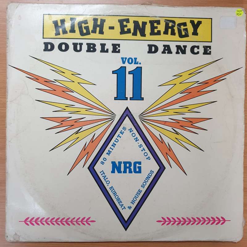 High-Energy Double-Dance Vol. 11 - Double Vinyl LP Record - Very-Good+ Quality (VG+)