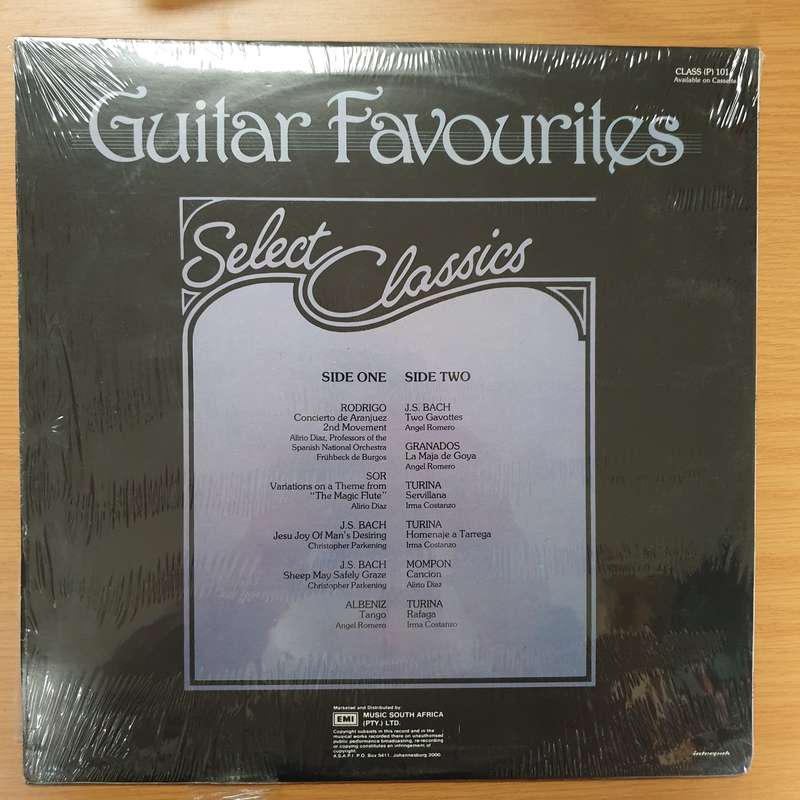 Select Classics - Guitar Favourites - Vinyl LP Record - Very-Good+ Quality (VG+)