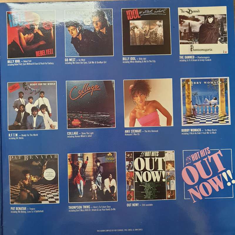 28 Hot Hits Out Now - Original Artists - Double Vinyl LP Record - Very-Good+ Quality (VG+)