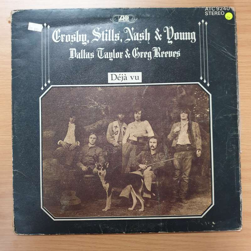 Crosby, Stills, Nash and Young - Deja Vu - Vinyl LP Record (G+)
