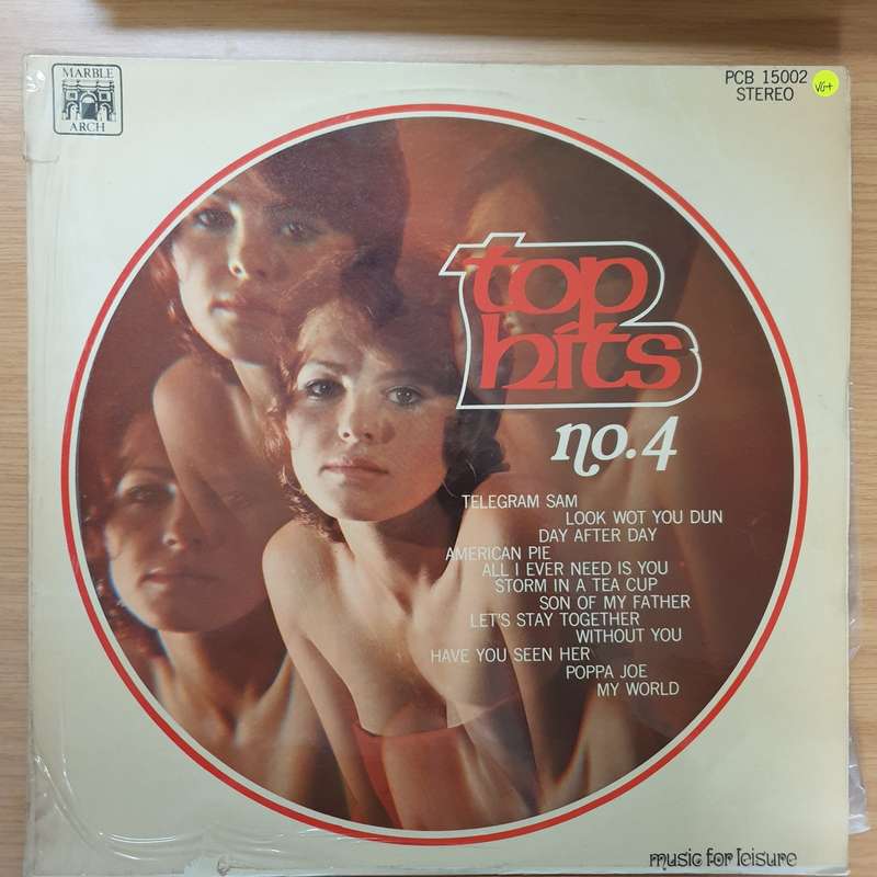Top Hits No 4 - Vinyl LP Record - Very-Good+ Quality (VG+)