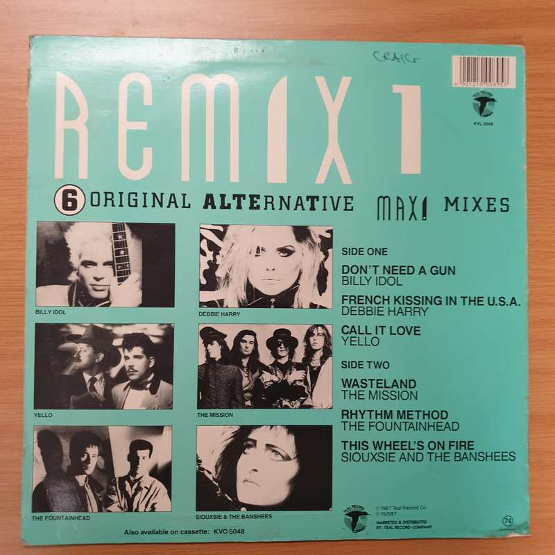 Remix 1  - Original Alternative Maxi Mixes - Vinyl LP Record - Very-Good+ Quality (VG+)