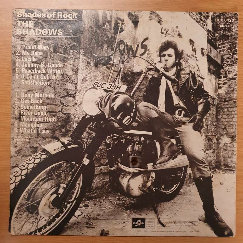 The Shadows  Shades Of Rock - Vinyl LP Record (VG-)