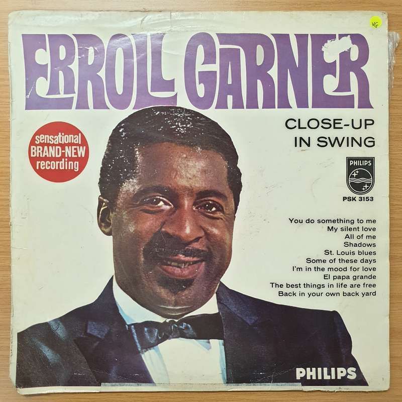 Erroll Garner  Close-Up In Swing - Vinyl LP Record - Very-Good Quality (VG)