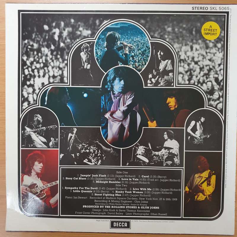 The Rolling Stones  Get Yer Ya-Ya's Out! - The Rolling Stones In Concert (5065) - Vinyl LP ...