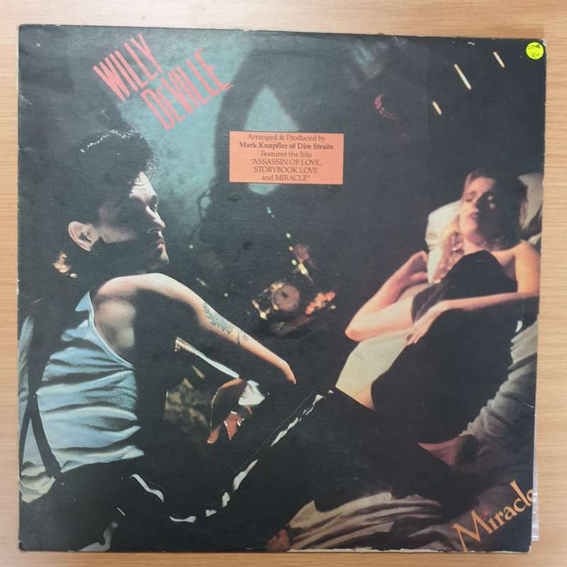 Willy DeVille  Miracle (Rhodesia) - Vinyl LP Record - Very-Good+ Quality (VG+)