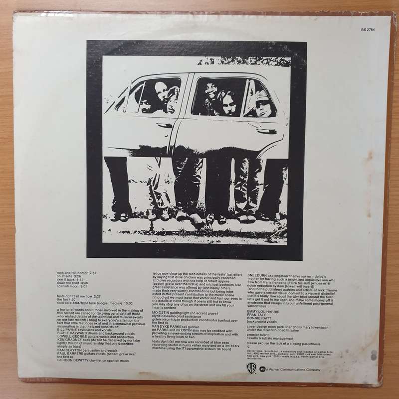 Little Feat  Feats Don't Fail Me Now - Vinyl LP Record - Very-Good Quality (VG)
