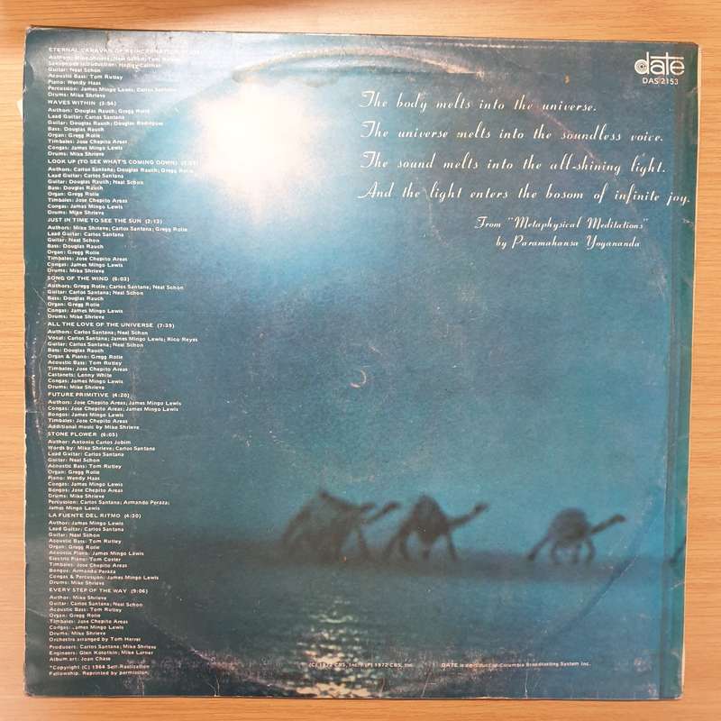 Santana  Caravanserai - Vinyl LP Record - Very-Good+ Quality (VG+)