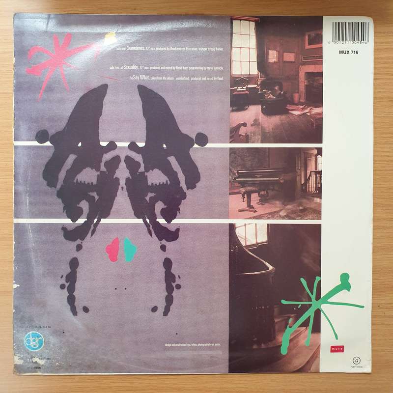Erasure  Sometimes David Gresham Records) - Vinyl LP Record - Very-Good+ Quality (VG+)