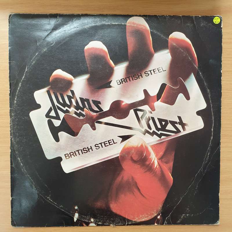 Judas Priest  British Steel - Vinyl LP Record - Very-Good+ Quality (VG+)