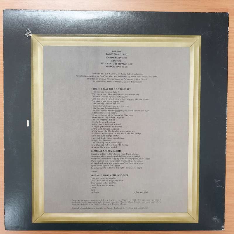 Captain Beefheart & His Magic Band  Mirror Man - Vinyl LP Record - Very-Good+ Quality (VG+)
