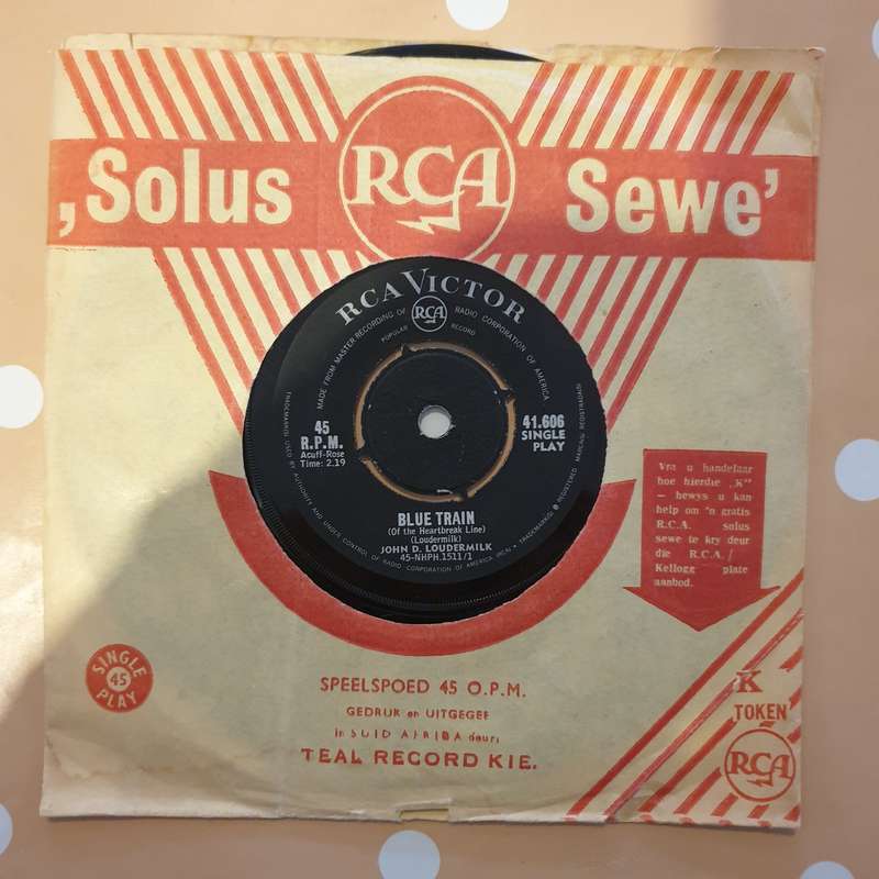 John D. Loudermilk  Blue Train (Of The Heartbreak Line) / Jimmie's Song -  Vinyl 7" Record - V...