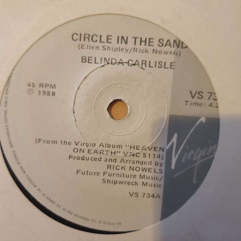 Belinda Carlisle  Nobody Owns Me-  Vinyl 7" Record - Very-Good+ Quality (VG+)