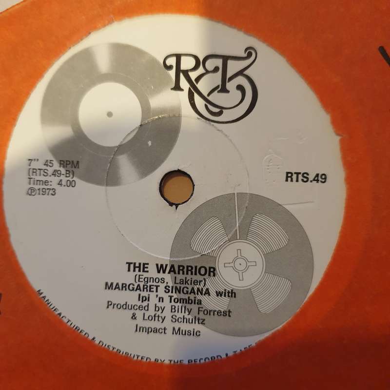 Margaret Singana With Ipi 'N Tombia  The Warrior / Mama Tembu's Wedding - Vinyl 7" Record -...