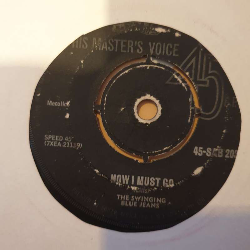 The Swinging Blue Jeans  Hippy Hippy Shake/Now I Must Go - Vinyl 7" Record - Good Quality (G)