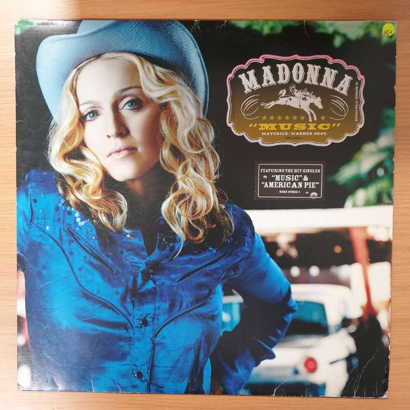 Madonna  Music  - Vinyl LP Record - Very-Good+ Quality (VG+)