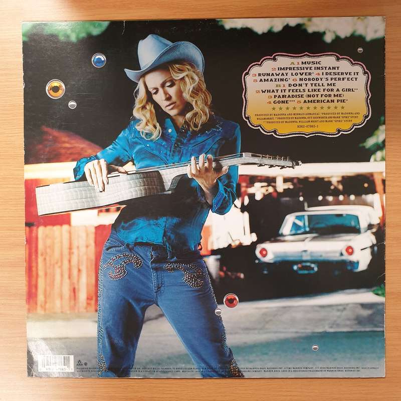 Madonna  Music  - Vinyl LP Record - Very-Good+ Quality (VG+)