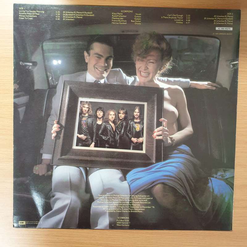 Scorpions  Lovedrive - Vinyl LP Record - Very-Good+ Quality (VG+)