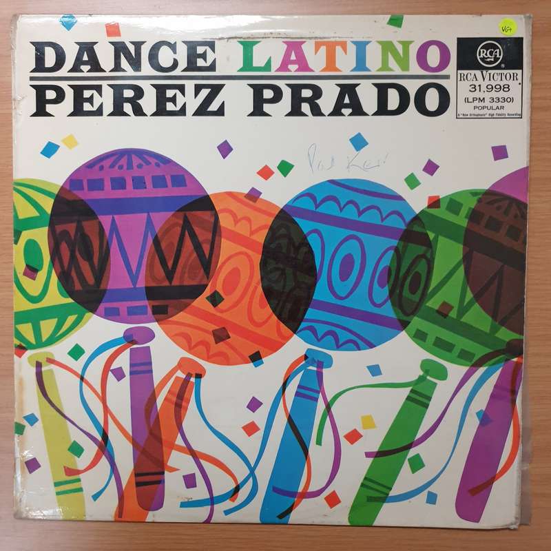 Perez Prado  Dance Latino - Vinyl LP Record - Very-Good+ Quality (VG+)