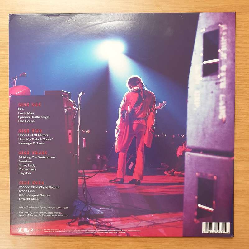 Jimi Hendrix Experience  Freedom: Atlanta Pop Festival - 200g - Double Vinyl LP Record - Ve...