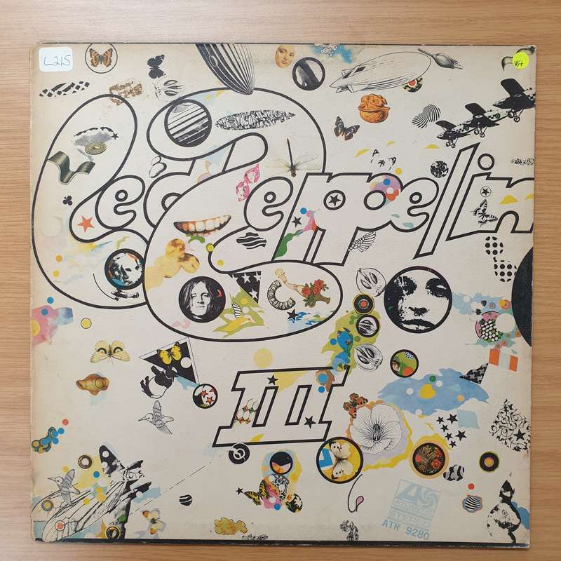 Led Zeppelin  Led Zeppelin III - Vinyl LP Record - Very-Good+ Quality (VG+)