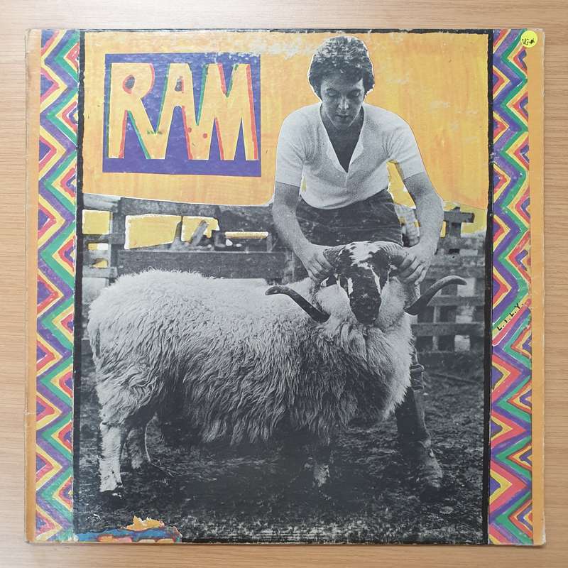 Paul & Linda McCartney  Ram - Apple Records - Vinyl LP Record - Very-Good Quality (VG)