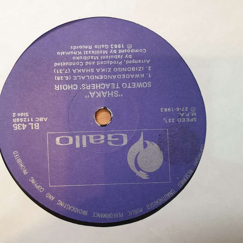 Soweto Teachers Choir  U Shaka  - Vinyl LP Record - Very-Good Quality (VG)