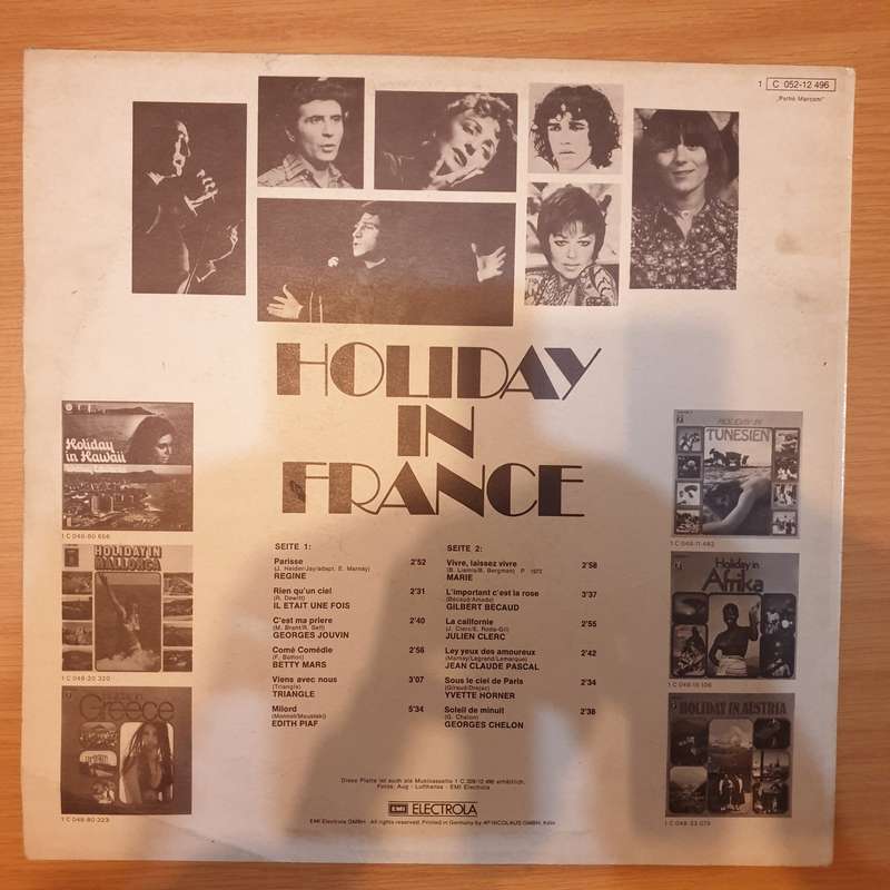 Holiday In France - Vinyl LP Record - Very-Good+ Quality (VG+)