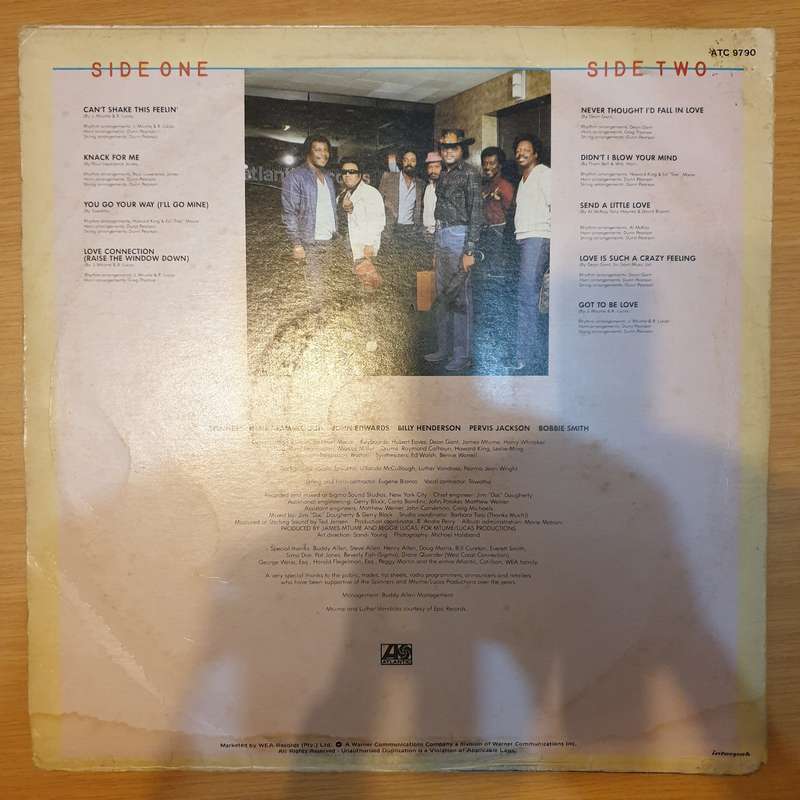 Spinners  Can't Shake This Feelin' - Vinyl LP Record - Very-Good+ Quality (VG+)