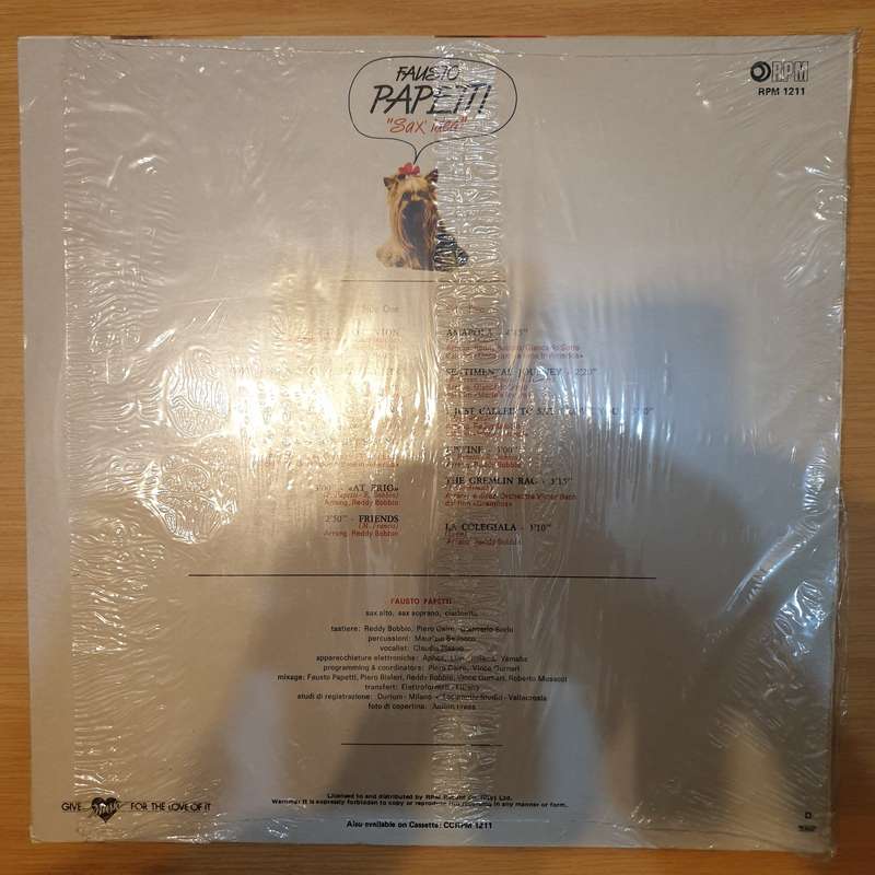 Fausto Papetti  "Sax' Idea" - Vinyl LP Record - Very-Good+ Quality (VG+)