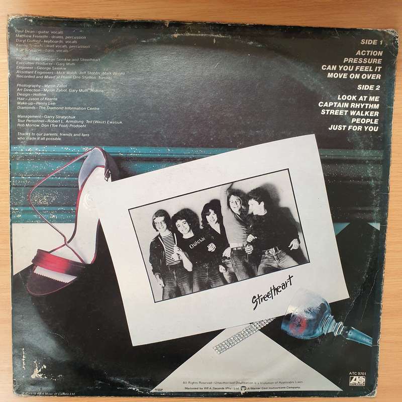 Streetheart  Meanwhile Back In Paris...  - Vinyl LP Record - Very-Good+ Quality (VG+)
