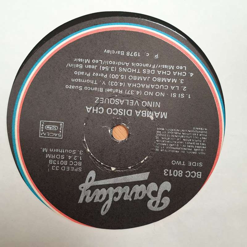 Nino Velasquez  Mambo Disco Cha  - Vinyl LP Record - Very-Good+ Quality (VG+)