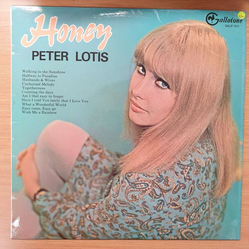 Peter Lotis  Honey  - Vinyl LP Record - Very-Good+ Quality (VG+)