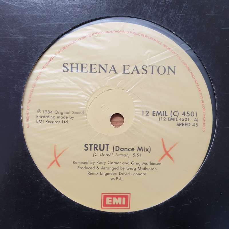 Sheena Easton  Strut - Vinyl LP Record  (G+)