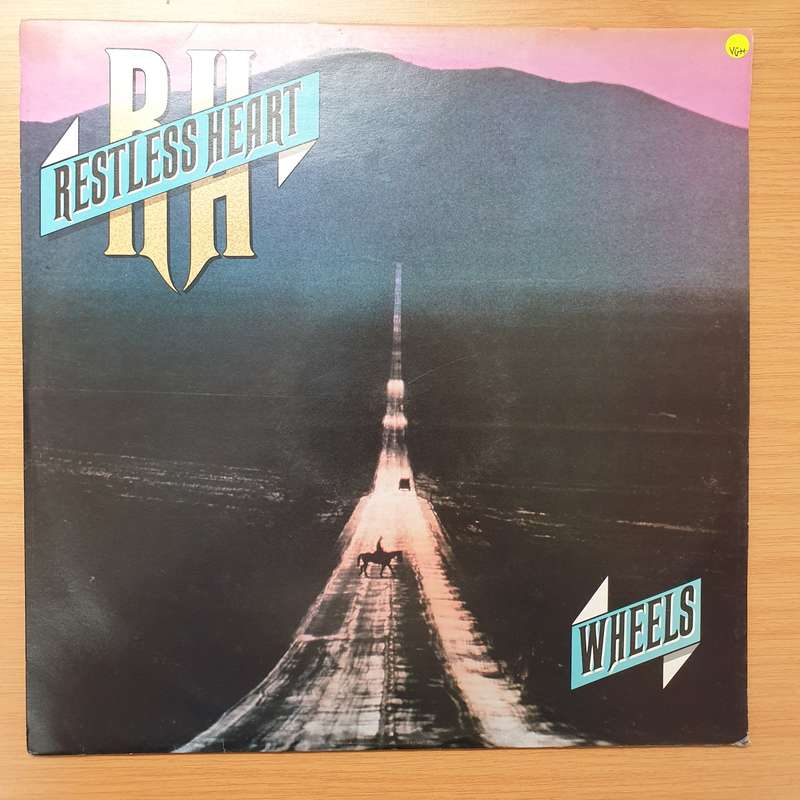 Restless Heart  Wheels - Vinyl LP Record - Very-Good+ Quality (VG+)