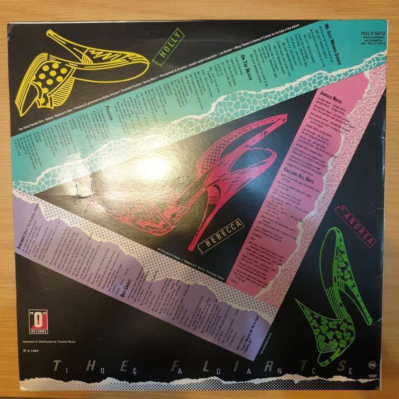 The Flirts  10¢ A Dance - Vinyl LP Record - Very-Good+ Quality (VG+)